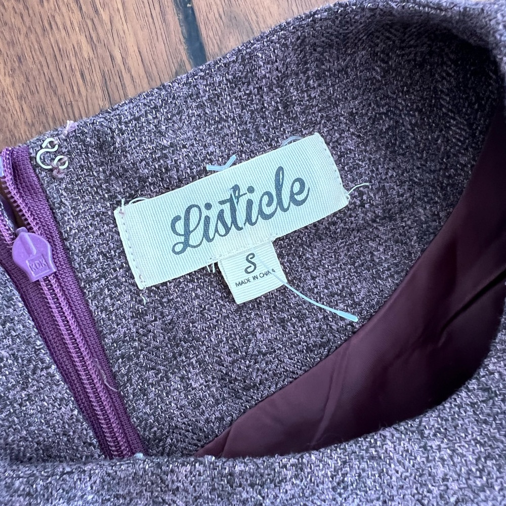 Purple dress with pockets and jasmine sleeves